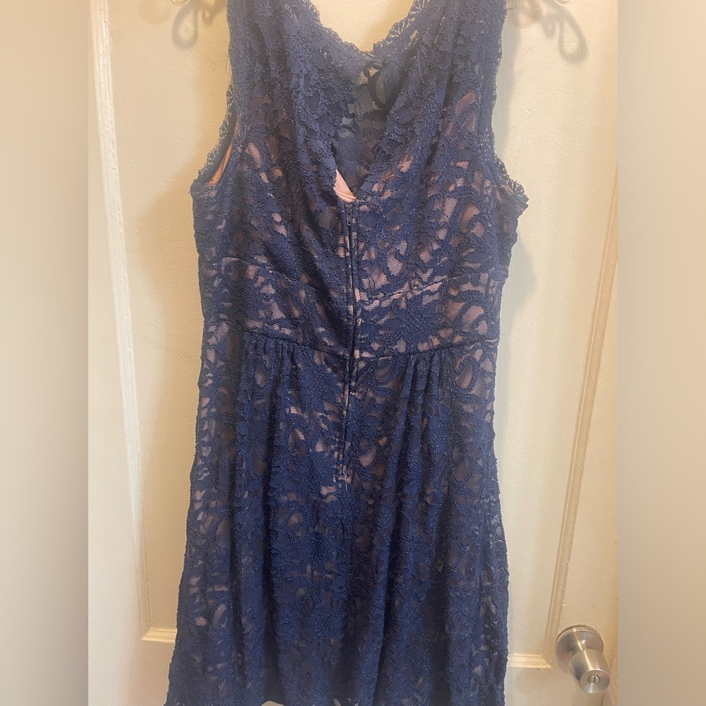 Navy Blue Bridesmaids/Cocktail Dress—Dress Barn
